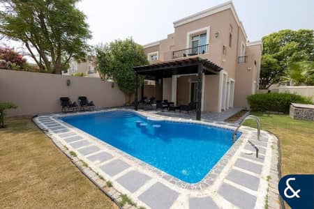 4 Bedroom Villa for Rent in Arabian Ranches, Dubai - Park Backing | Private Pool | Furnished