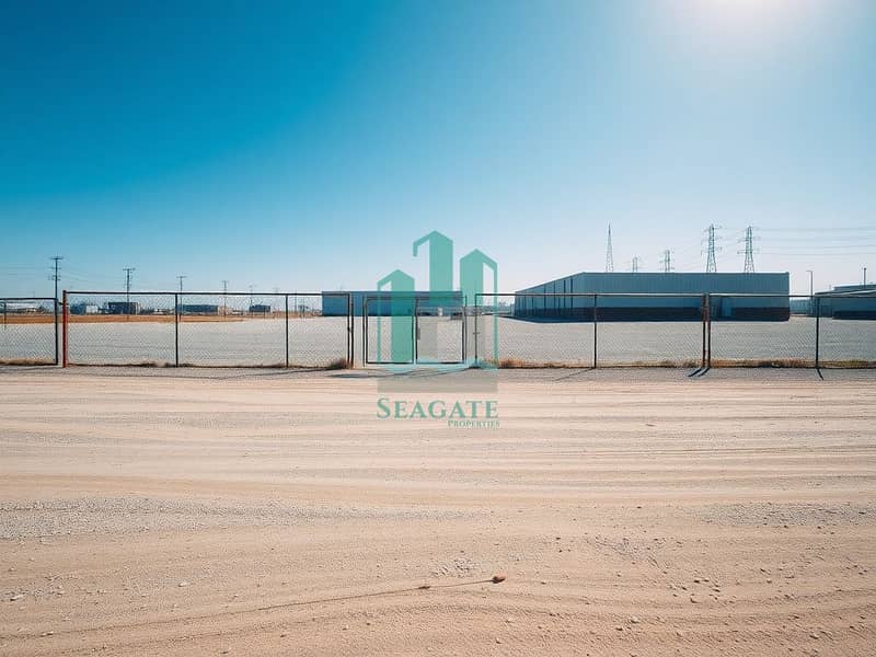 2 An_empty_industrial_lot_warehouse_yard_ground_level_wide_angle_photo_style. _Large_flat_gravel_and_dirt_surface_with_subtle_tire_marks_and_scattered_small_stones_beige_dusty_texture. _Perimeter_chain_link_fence - Copy. jpeg