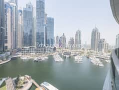 Exclusive|Marina and Sea View|Vacant|Unfurnished