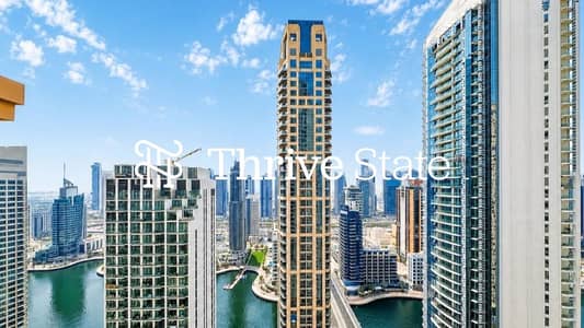 1 Bedroom Apartment for Rent in Jumeirah Beach Residence (JBR), Dubai - Unfurnished | Marina Views | Vacant Now
