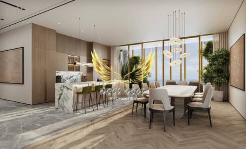 2 Cпальни Апартамент Продажа в Дубай Морской Город, Дубай - Kitchen Dining. jpg
