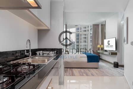 Studio for Rent in Business Bay, Dubai - Modern Studio Across Dubai Mall - Available 22nd July