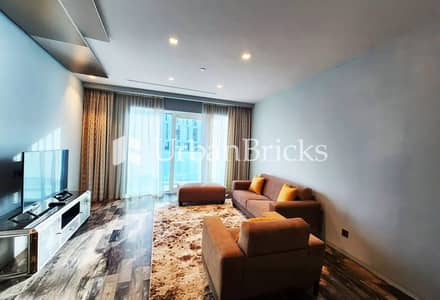 1 Bedroom Flat for Rent in Dubai Marina, Dubai - Full Palm View | Fendi Design | Fully furnished