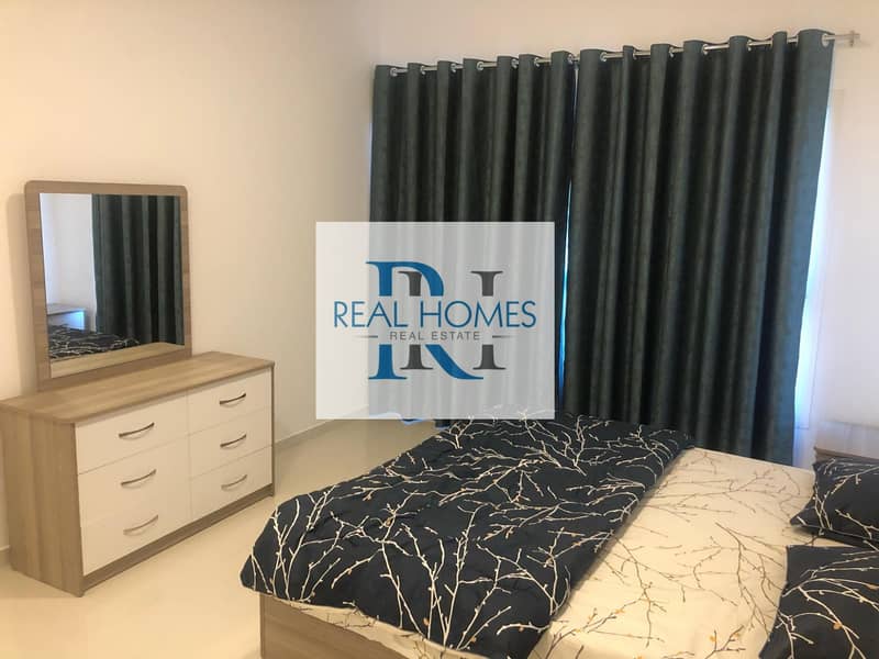 5 1 Bedroom with Laundry! Fully Furnished! DEWA Connected 5500 Per Month