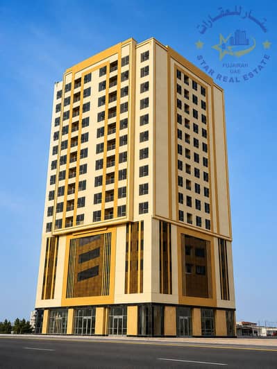 2 Bedroom Flat for Rent in Al Suda, Fujairah - صورة وجهة البناية. png 2 Bedroom Flat for Rent in Al Suda, Fujairah - صورة وجهة البناية. png