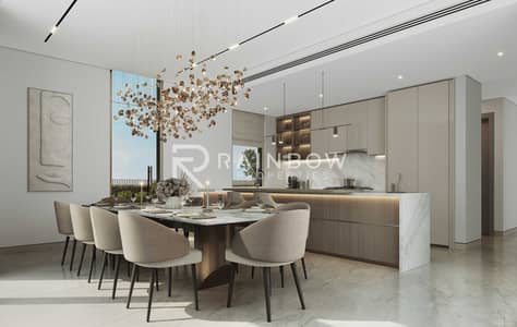 5 Bedroom Villa for Sale in DAMAC Islands 2, Dubai - Dining Area _ 4Bed. jpg. jpeg 5 Bedroom Villa for Sale in DAMAC Islands 2, Dubai - Dining Area _ 4Bed. jpg. jpeg