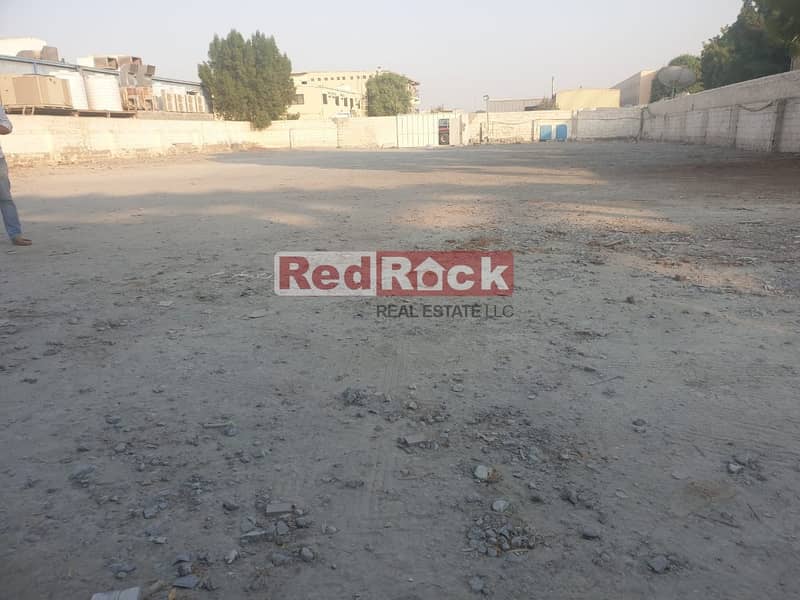 Only Aed 12/Sqft for 20000 Sqft Open Land with Shed in Al Quoz