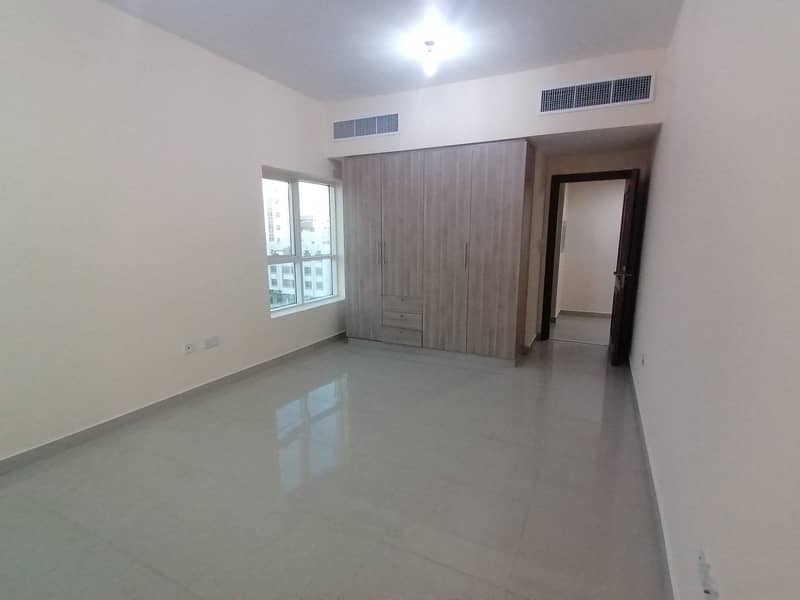 Very High 1 Bedroom Apartment Hall with wordrobes and Balcony 2 Full Bathrooms in New Building Available @ ME12 OPP Public Park Yearly Rent 45k