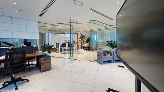 Office for Rent in Business Bay, Dubai - Mid-Floor Office | City View | Prime Business Bay