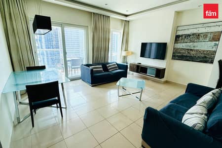 1 Bedroom Flat for Rent in Jumeirah Lake Towers (JLT), Dubai - Furnished | Vacant | Balcony | Hotel Amenities