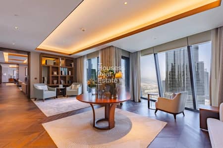5 Bedroom Flat for Rent in Downtown Dubai, Dubai - High Floor | Burj Khalifa and Dubai Fountain Views
