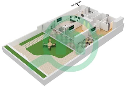 Bliss Tower - Planimetria del piano di 2 Camere Appartamento Tipo 2 FLOOR 1