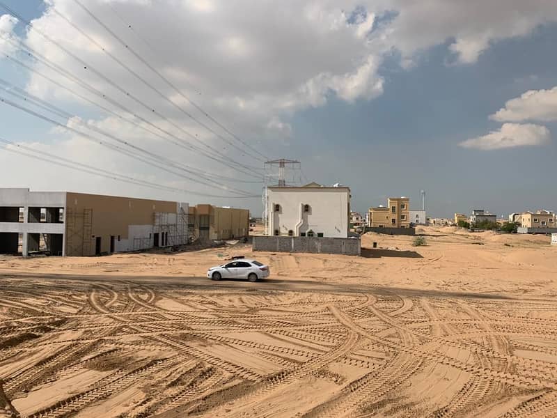 Residential land for sale in Ajman Jasmine on Al-Zubair Street Street directly available all services. . .
