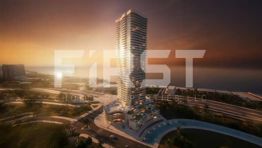 1 habitación Apartamento para en Venta en Al Reem Island, Abu Dhabi - Sunset view of Radiant Waves, the newly upcoming project in Al Reem Island, featuring modern architecture and skyline views. . jpg 1 habitación Apartamento para en Venta en Al Reem Island, Abu Dhabi - Sunset view of Radiant Waves, the newly upcoming project in Al Reem Island, featuring modern architecture and skyline views. . jpg