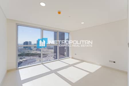 1 Bedroom Apartment for Sale in Al Reem Island, Abu Dhabi - Full Sea View | High Floor | 1 BR with Balcony