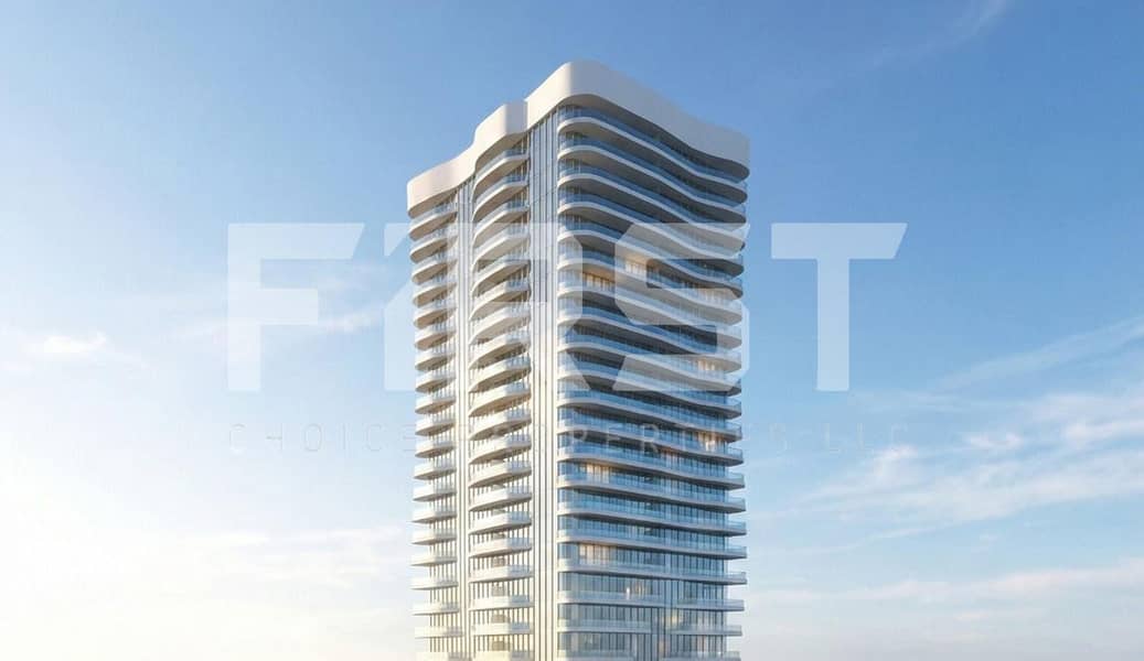 Iconic tower façade of Radiant Waves, the newly upcoming project in Al Reem Island highlighting contemporary design and premium living. . jpg Iconic tower façade of Radiant Waves, the newly upcoming project in Al Reem Island highlighting contemporary design and premium living. . jpg
