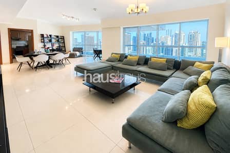 1 Bedroom Apartment for Rent in Jumeirah Lake Towers (JLT), Dubai - Rare Layout | Large Balcony | Fully Furnished