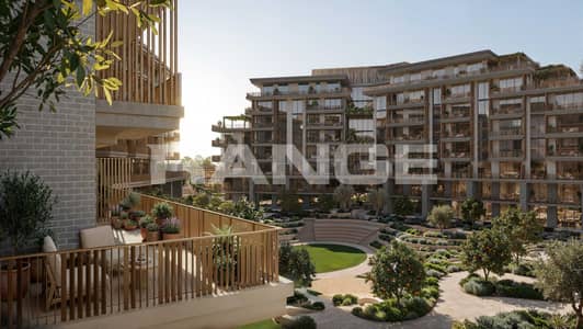 3 Bedroom Apartment for Sale in City of Arabia, Dubai - Balcony - Sunken Courtyard 2. jpg 3 Bedroom Apartment for Sale in City of Arabia, Dubai - Balcony - Sunken Courtyard 2. jpg