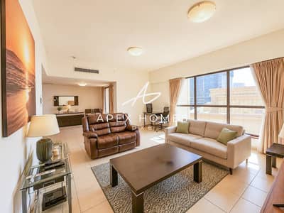 1 Bedroom Apartment for Rent in Jumeirah Beach Residence (JBR), Dubai - LARGEST LAYOUT | 1 BED | MARINA, SEA VIEW | VACANT