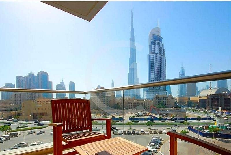 Stunning View |2 Bedrooms Furnished | Burj views