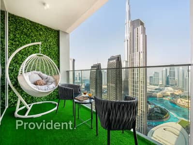 3 Bedroom Flat for Rent in Downtown Dubai, Dubai - Burj and Fountain View | Majestic 3BR+Maids Room 3 Bedroom Flat for Rent in Downtown Dubai, Dubai - Burj and Fountain View | Majestic 3BR+Maids Room