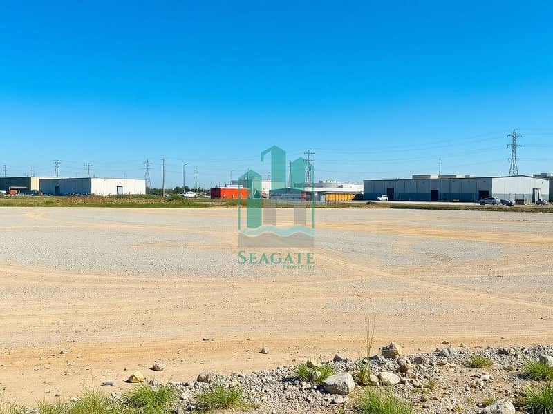 2 An_empty_industrial_plot_of_land_characterized_by_a_spacious_area_covered_with_dirt_and_gravel_prepared_for_future_construction. _In_the_background_several_nearby_industrial_buildings_and_warehouses_are_visible_under_. jpeg