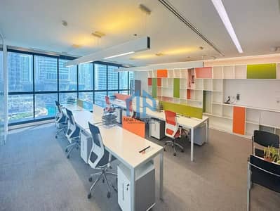 Office for Rent in Jumeirah Lake Towers (JLT), Dubai - Fully Furnished | Grade A Tower | Lake View