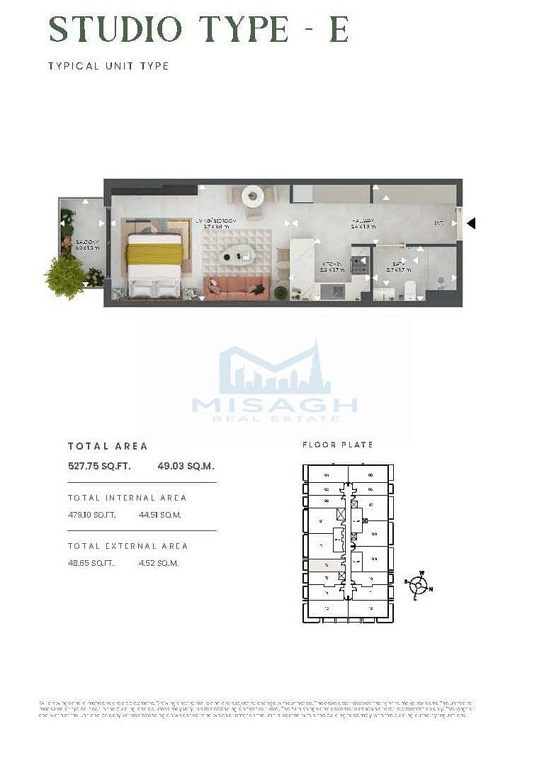 40 1. Weybridge Garden_Unit Plans - Studio - Type E_Page_3 - Copy. jpg