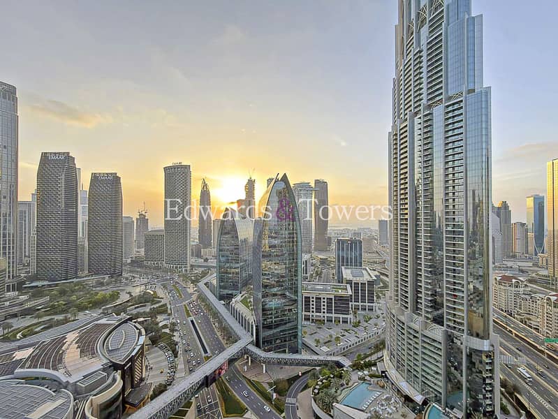 High Floor | Furnished | Sea and Burj Khalifa High Floor | Furnished | Sea and Burj Khalifa