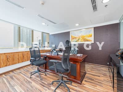 Office for Rent in Jumeirah Lake Towers (JLT), Dubai - 3 Cabins | Balcony Meeting Room | Panoramic Corner