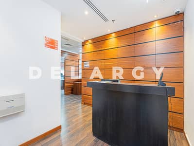 Office for Rent in Jumeirah Lake Towers (JLT), Dubai - Premium Wood-Finished Office | Lake View
