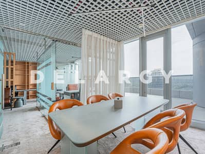Office for Rent in Jumeirah Lake Towers (JLT), Dubai - High Floor | Private Balcony | Fitted | Vacant Office for Rent in Jumeirah Lake Towers (JLT), Dubai - High Floor | Private Balcony | Fitted | Vacant