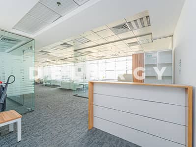 Office for Rent in Jumeirah Lake Towers (JLT), Dubai - Corporate HQ | Furnished | High Floor