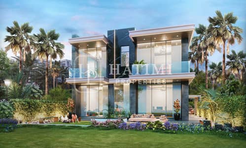 فیلا 6 غرف نوم للبيع في داماك لاجونز، دبي - Villa V3-Venice Rear. jpg فیلا 6 غرف نوم للبيع في داماك لاجونز، دبي - Villa V3-Venice Rear. jpg