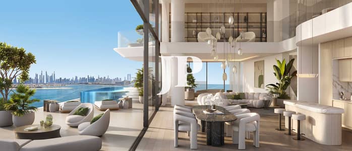 3 Slaapkamers Appartement te Koop in Palm Jumeirah, Dubai - Penthouse_Dining & Open space. jpg