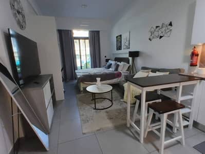 Studio for Rent in Jumeirah Village Circle (JVC), Dubai - GROUND FLOOR FURNISHED | FLEXIBLE CHEQUES WITH BILLS