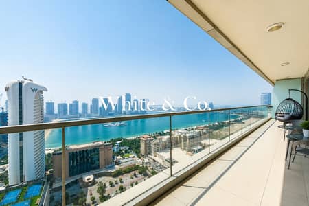 2 Bedroom Apartment for Sale in Dubai Marina, Dubai - Full Sea Views I Vacant Now I Study Room
