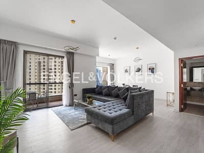 2 Bedroom Flat for Rent in Jumeirah Beach Residence (JBR), Dubai - High Floor I Furnished I Vacant