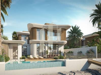 5 Bedroom Villa for Sale in Yas Island, Abu Dhabi - 5BR CANAL - BACK. jpg