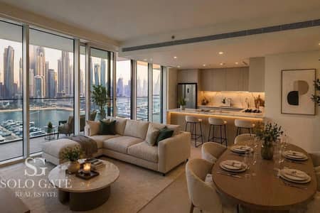 3 Bedroom Flat for Rent in Dubai Harbour, Dubai - Full Marina Views | High Floor | Never occupied 3 Bedroom Flat for Rent in Dubai Harbour, Dubai - Full Marina Views | High Floor | Never occupied