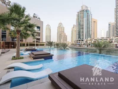 2 Bedroom Apartment for Rent in Dubai Marina, Dubai - Elegant | Marina View | Vacant