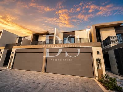 3 Bedroom Villa for Sale in Tilal Al Ghaf, Dubai - 01_Exterior_Golden_Hour. png 3 Bedroom Villa for Sale in Tilal Al Ghaf, Dubai - 01_Exterior_Golden_Hour. png