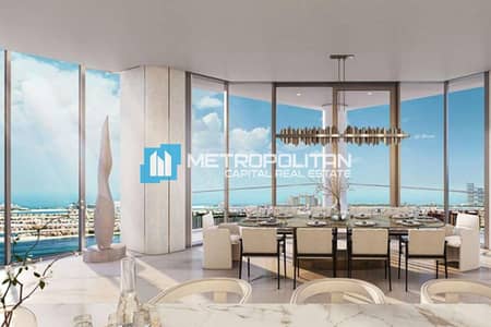 2 Bedroom Apartment for Sale in Fahid Island, Abu Dhabi - 2BR Maid | Unique Sea View | Low Premium