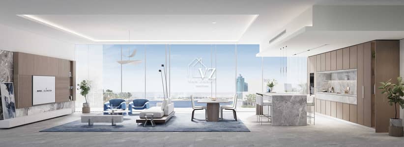2 Camere Appartamento in Vendita a Culture Village (Jaddaf Waterfront), Dubai - Art Bay - living and dining. jpg 2 Camere Appartamento in Vendita a Culture Village (Jaddaf Waterfront), Dubai - Art Bay - living and dining. jpg