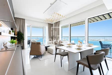 2 Bedroom Apartment for Rent in Dubai Harbour, Dubai - Stunning Sea View | Elegant Furnished | Mid Floor 2 Bedroom Apartment for Rent in Dubai Harbour, Dubai - Stunning Sea View | Elegant Furnished | Mid Floor
