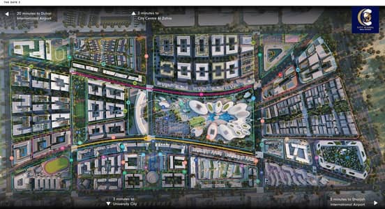 2 Bedroom Flat for Sale in Aljada, Sharjah - Modern 2BR | Freehold | Off Plan 2 Bedroom Flat for Sale in Aljada, Sharjah - Modern 2BR | Freehold | Off Plan