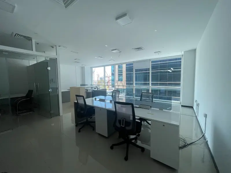 Fitted office with partition in Bay Square