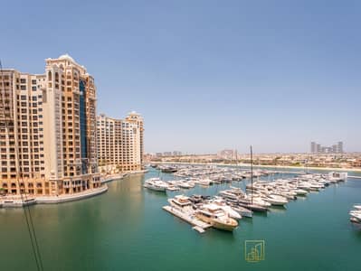 2 Bedroom Flat for Rent in Palm Jumeirah, Dubai - Vacant | Unfurnished 2BR + Study | Marina View