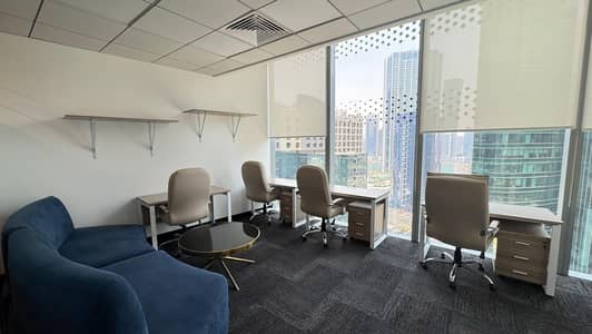 Office for Rent in Business Bay, Dubai - Fully fitted and furnished office in Opus Tower Business Bay