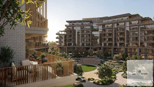 1 Спальня Апартаменты Продажа в Сити оф Арабия, Дубай - Balcony - Sunken Courtyard 2. jpg 1 Спальня Апартаменты Продажа в Сити оф Арабия, Дубай - Balcony - Sunken Courtyard 2. jpg